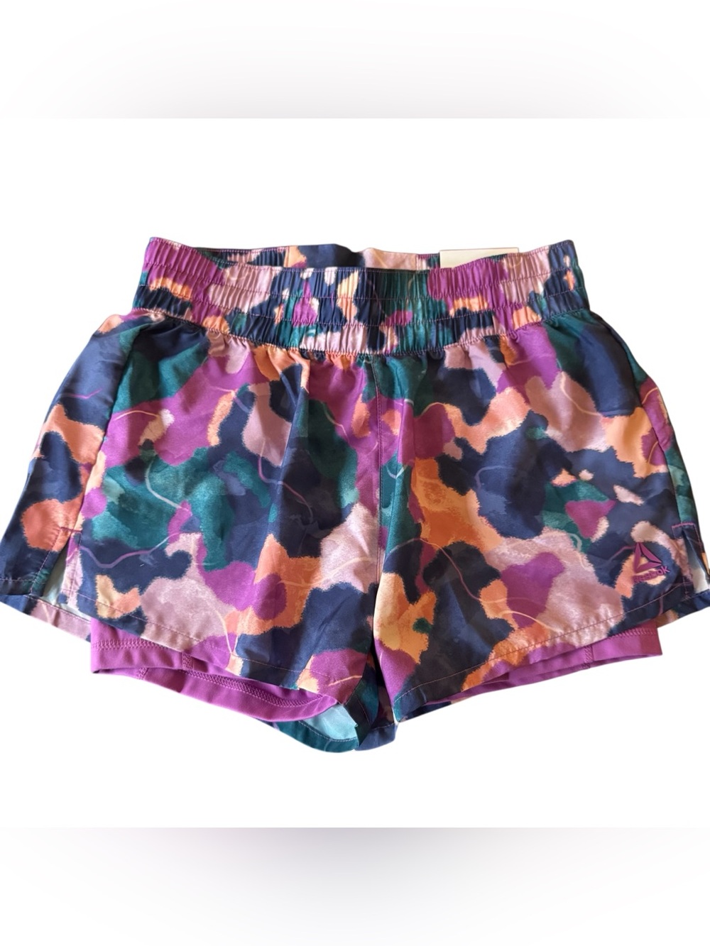 Reebok Vibrant Multi-Color Women's Athletic Shorts